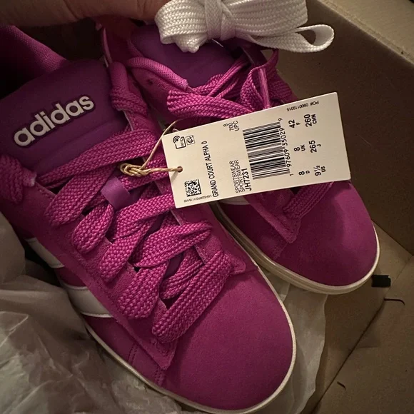 Adidas Grand Court Alpha 00s Pink Magenta women’s 9.5 NIB - Picture 5 of 7